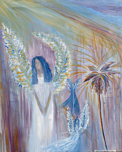 Angels Series 10 by Adrienne Harvey McCoy, Acrylic on Canvas