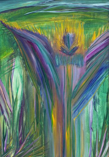 Angels Series 13 by Adrienne Harvey McCoy, Acrylic on Canvas