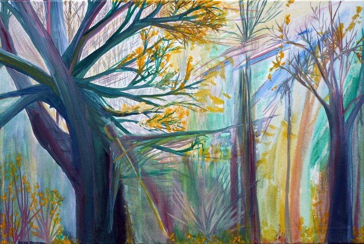 Angels Series 15 by Adrienne Harvey McCoy, Acrylic on Canvas