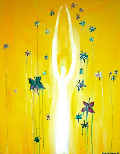 Angels Series 22 by Adrienne Harvey McCoy, Acrylic on Canvas