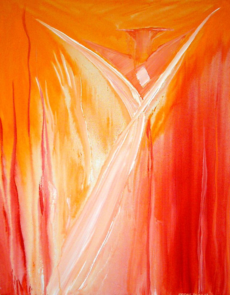 Angels Series 24 by Adrienne Harvey McCoy, Acrylic on Canvas