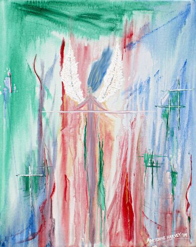 Angels Series 6 by Adrienne Harvey McCoy, Acrylic on Canvas
