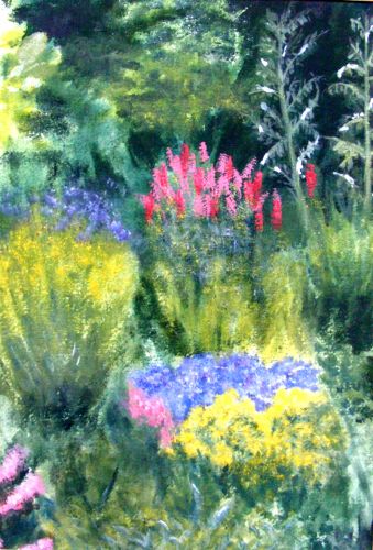 Wildflowers pastel by Adrienne Harvey McCoy